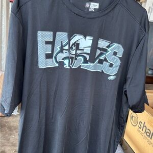 NFL Eagles Black Graphic Men's Tee